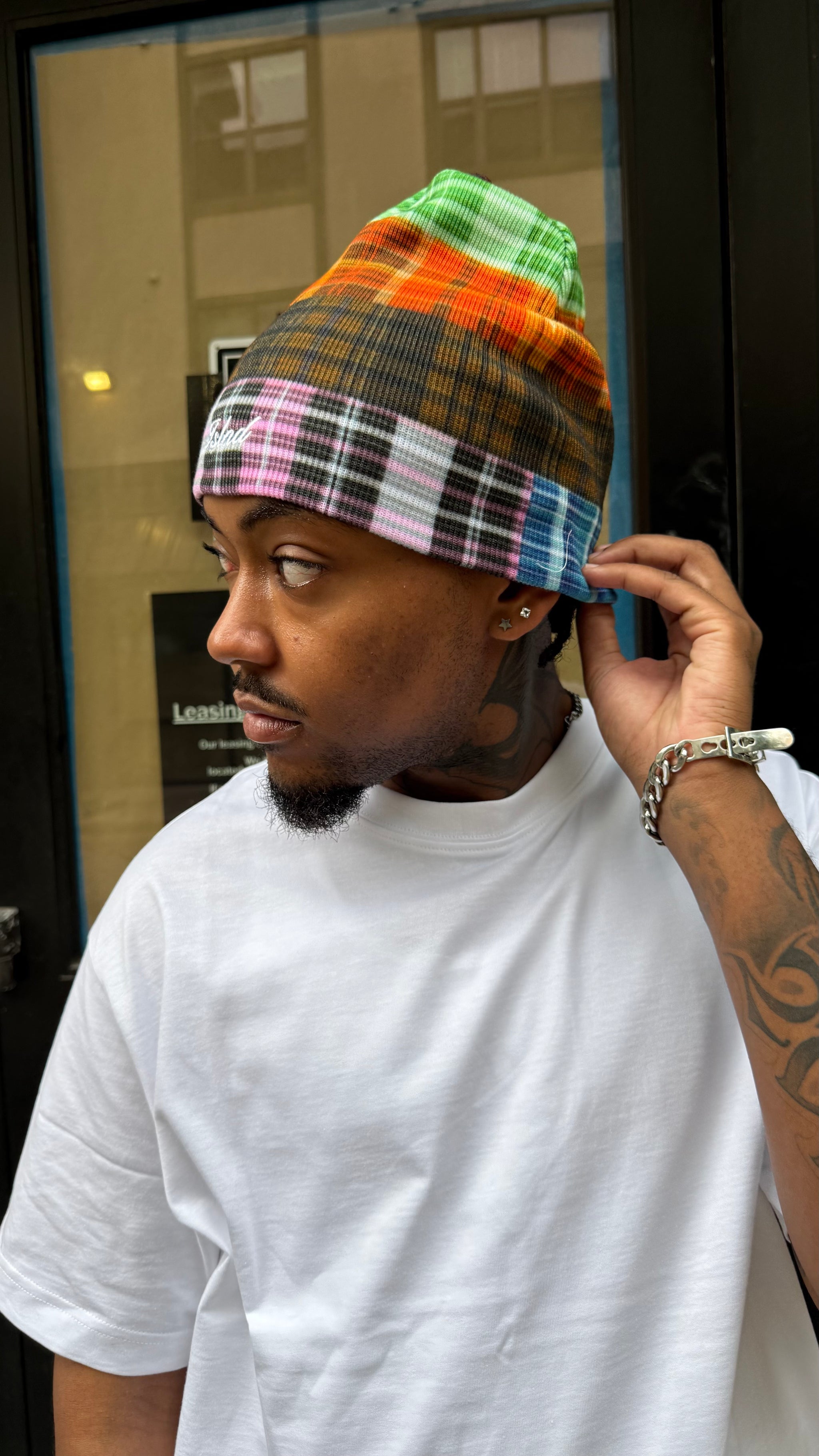 Plaid Panel V2 Beanie