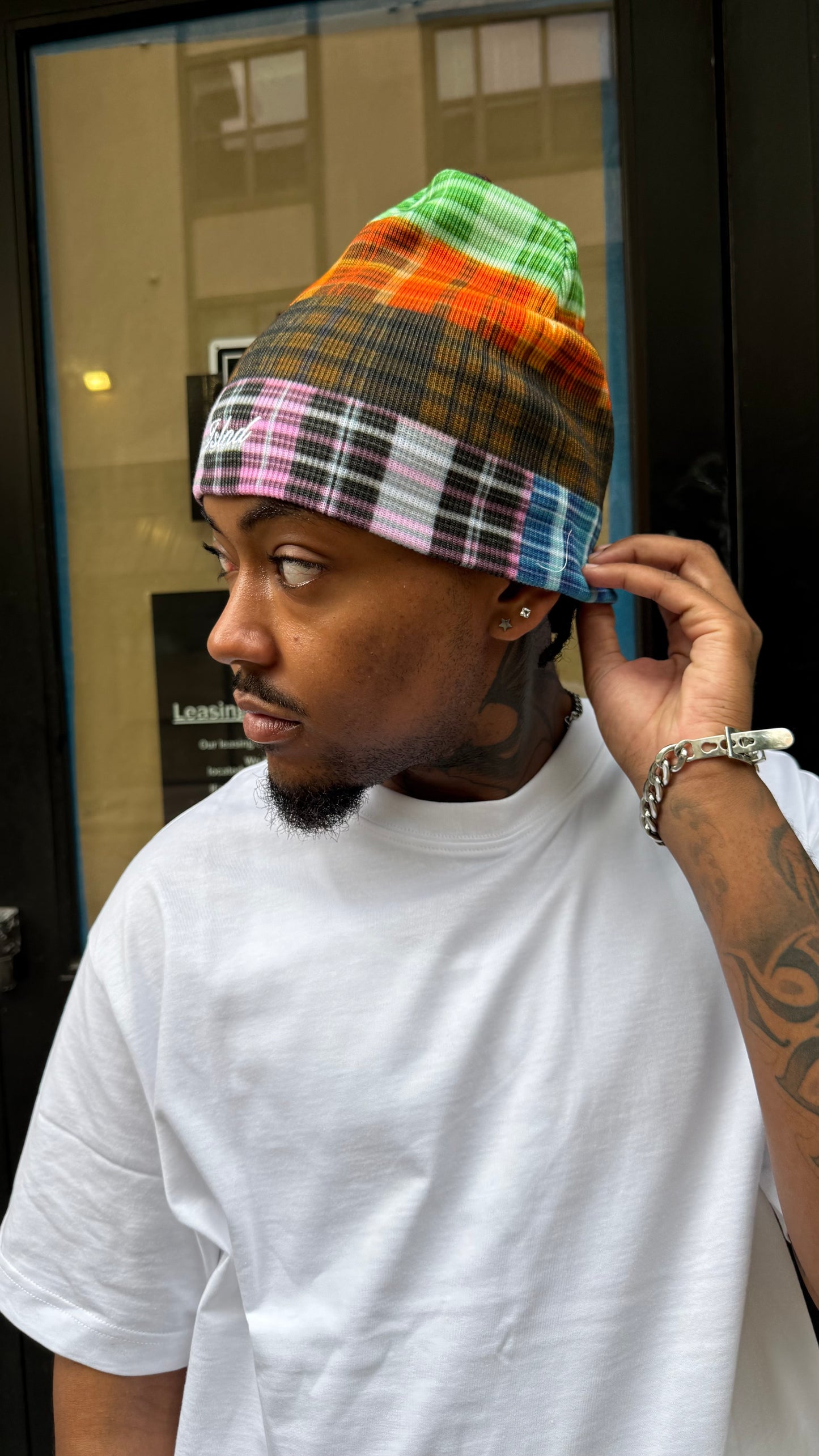 Plaid Panel V2 Beanie