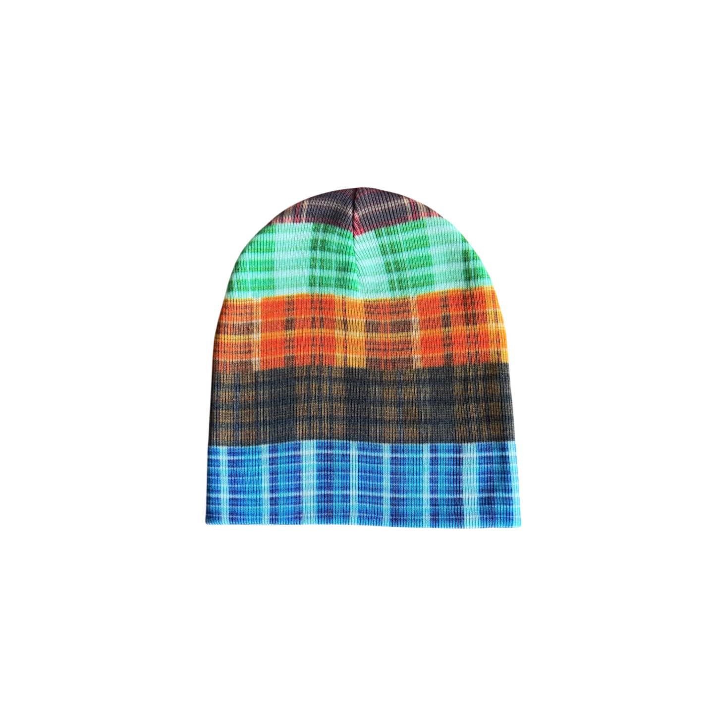 Plaid Panel V2 Beanie
